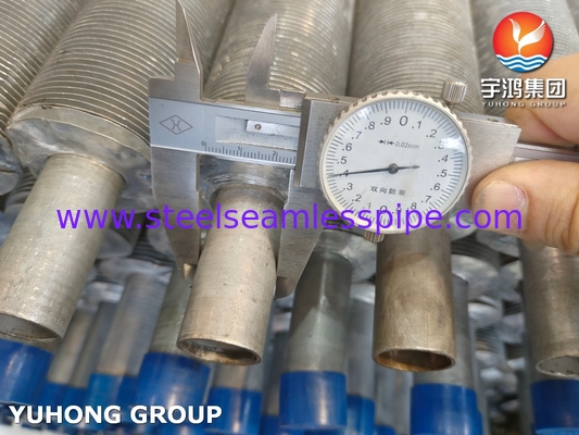 ASTM269 TP304 TUBE sans soudure Tube à aileron extrudé en acier inoxydable pour échangeur de chaleur
