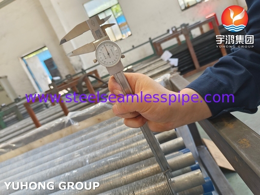 ASTM269 TP304 TUBE sans soudure Tube à aileron extrudé en acier inoxydable pour échangeur de chaleur