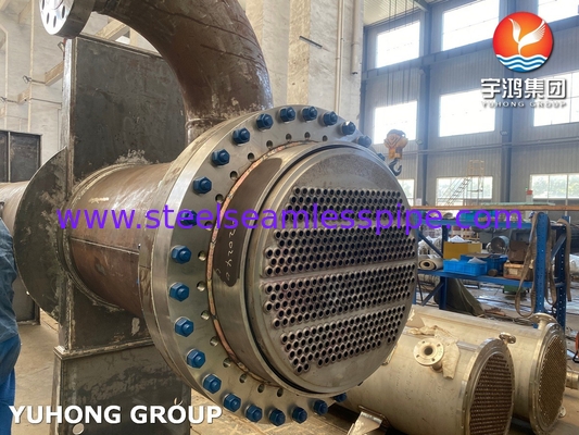 Échangeur de chaleur à tête flottante, tube sans soudure en acier au carbone ASTM A179 et feuille de tube ASTM A266 Gr.2N