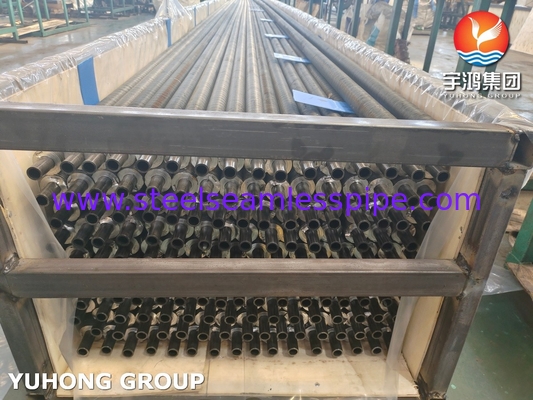 ASTM A179 Tubes sans couture en acier au carbone Tubes à nageoires en aluminium de type G pour le système HRSG