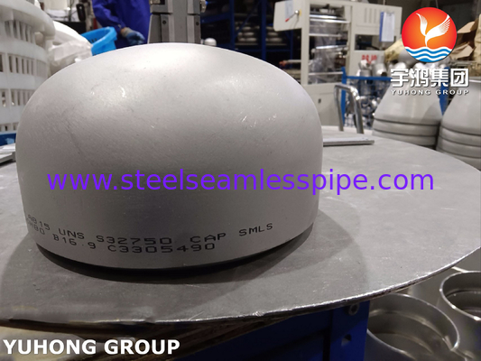 L'équipement de tuyauterie ASTM A815 SAF2507 / UNS S32750 en acier super duplex à capuche B16.9 BW