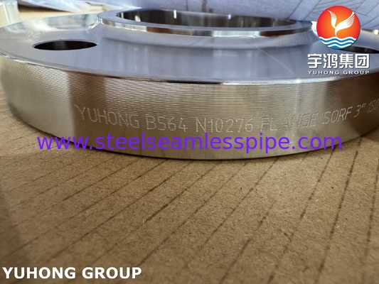 ASTM B564 UNS N10276 Flange en alliage de nickel à dérapage / Hastelloy C276 SORF