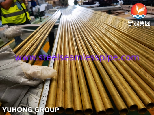 C68700 Tubes sans soudure en alliage de cuivre ASTM B111 pour échangeurs de chaleur homologuées par la SGS