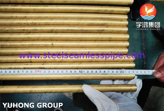 C68700 Tubes sans soudure en alliage de cuivre ASTM B111 pour échangeurs de chaleur homologuées par la SGS