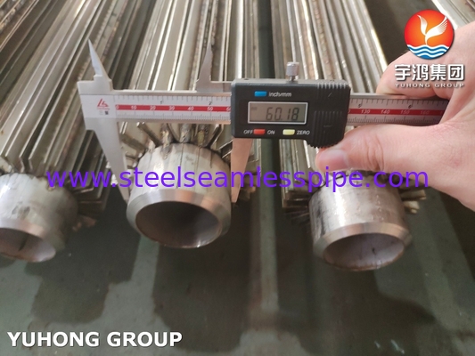 Pour les appareils de traitement des eaux usées, les normes ASTM A106 A333 A179 A210, P5 P11 P22 P9, tubes à nageoires longitudinales