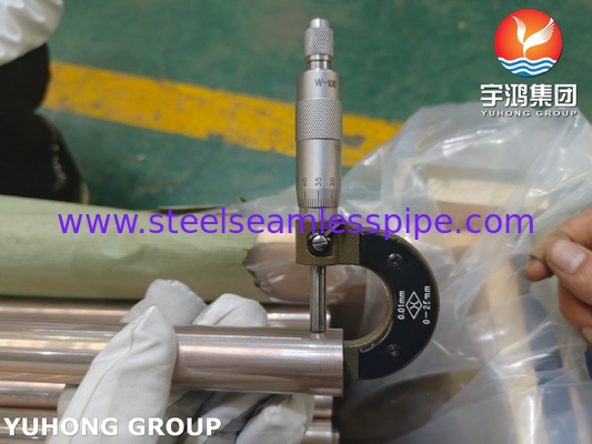 ASTM B111 C70600 Tubes sans soudure pour systèmes de dessalement