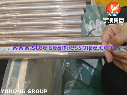 ASTM B111 C70600 Tubes sans soudure pour systèmes de dessalement