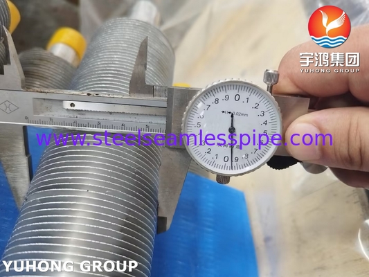 ASME A179 Tuyau à aileron en acier au carbone de type L pour climatisation