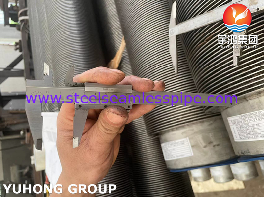 TP347H Tubes à aileron sans soudure en acier inoxydable de type HFW pour chauffe-feu