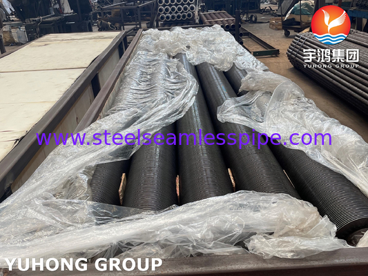 ASME SA106 GRADE B Tubes à aileron sans soudure en acier au carbone de type HFW pour appareil de chauffage à combustion
