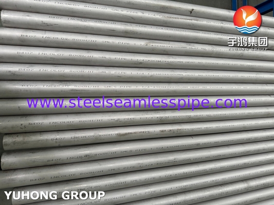 Tubes sans soudure en alliage nickel-fer-chrome ASTM B407 N08811