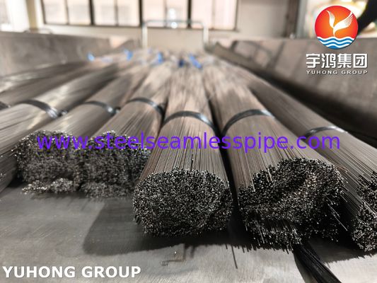 SUS304 Tubes capillaires en acier inoxydable brillant recuit pour instruments médicaux ISO9626