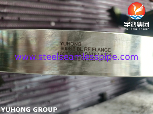 ASTM A182 F304L Flange en acier inoxydable ASME B16.5 Flange aveugle forgée BLRF