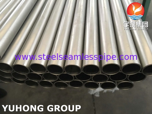 ASME SB338 Gr7 UNS R52400 Tubes en alliage de titane et de palladium pour condensateurs