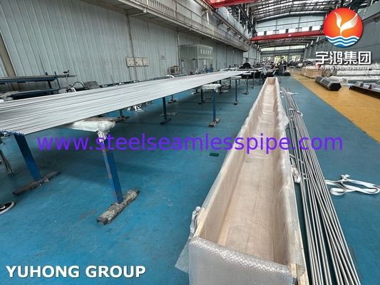 ASME SA249 TP316L Tube soudé en acier inoxydable à haute anti-corrosion pour tube échangeur de chaleur
