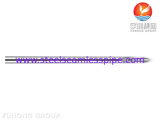 ISO9626 Tubes d' aiguille d' injection en acier inoxydable, pointe en béton, aiguille hypodermique médicale