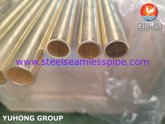 ASME B111 C44300 Tubes en laiton Tubes sans soudure en cuivre en acier Tubes échangeuses de chaleur