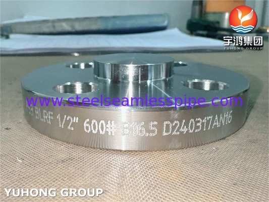 ASTM A182 F53 Flange à face soulevée à l'aveugle en acier double forgé B16.5