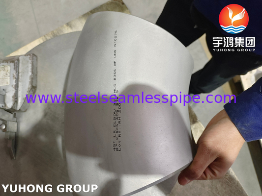 ASTM B366 UNS N10276 / Hastelloy C276 Elbow Hastelloy Steel Buttweld Fitting (Fitage à fente à fente en acier à fente à fente)
