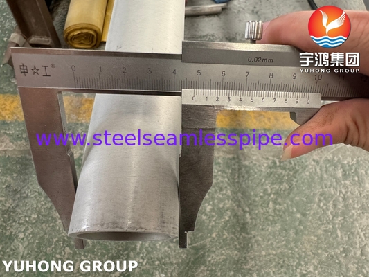 ASTM A790 S32750 tuyau sans soudure en acier duplex pour condensateurs et systèmes de refroidissement