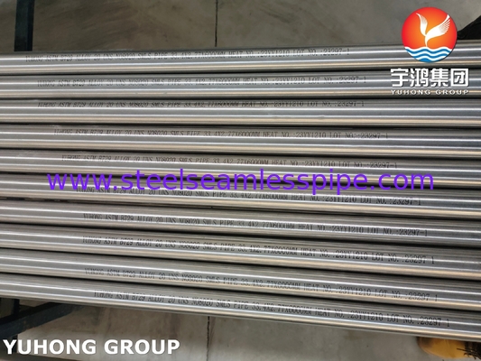ASTM B729 alliage 20 / UNS N08020 / 2.4660 Pipe en alliage de nickel sans soudure