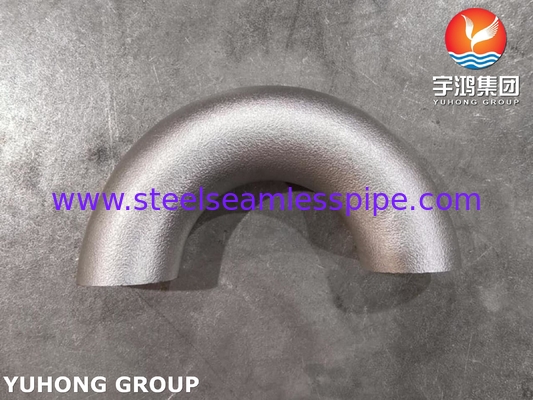 ASTM A403 WP321 Pièces de raccordement en acier inoxydable à coude 180°, ASME B16.9