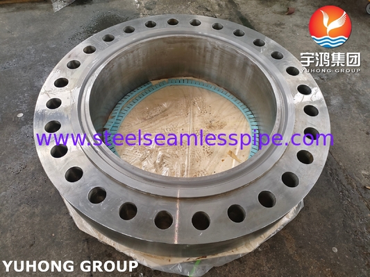 ASME SA266 Gr.2N Forges en acier au carbone Flange de carrosserie en acier pour récipient sous pression