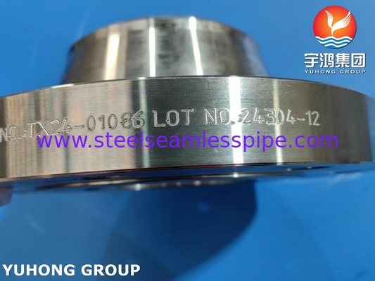 ASTM A182 F5 alliage d'acier soudé flange de cou forgé WNRF enduit de noir