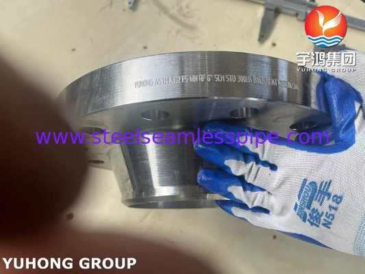 ASTM A182 F5 Cou de soudage par orifice RF Flange B16.5 pour une excellente haute température