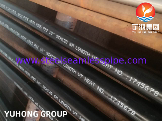 Pipe sans soudure en acier allié ASTM A335 P5 P9 P11 P12 P21 P22 P91 Pour l'industrie pétrochimique