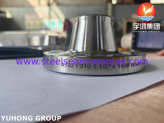ASTM A182 F310 Flange en acier inoxydable WNRF ASME B16.5 Flange en acier forgé