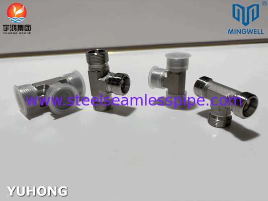 Adaptateur en acier inoxydable Tees NPT G PT SS316L Formage hydraulique