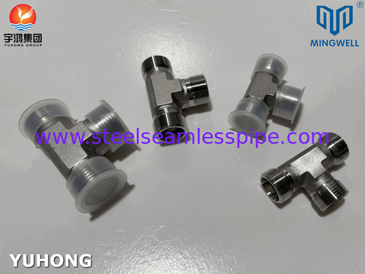 Adaptateur en acier inoxydable Tees NPT G PT SS316L Formage hydraulique