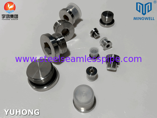 Plugs de raccordement en acier inoxydable hydraulique forgé 316L, mâle et femelle, selon la norme JIS B8363