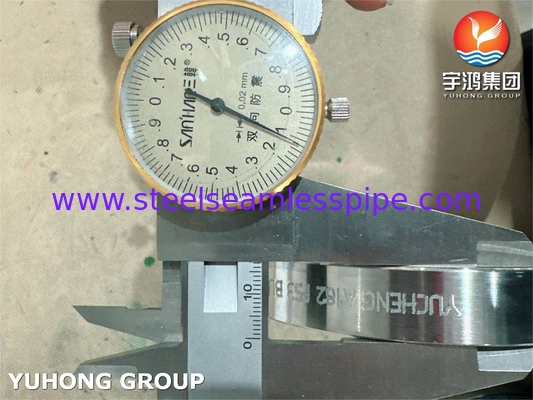 ASTM A182 F53 Flange à face soulevée à l'aveugle en acier double forgé B16.5