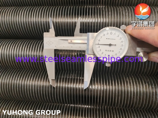 ASME SA179 Aluminium 1060 tube à aileron intégré aileron de type G pour condensateur, système de refroidissement