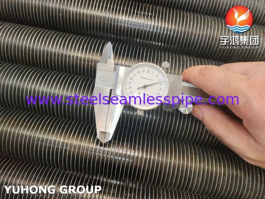 ASME SA179 Aluminium 1060 tube à aileron intégré aileron de type G pour condensateur, système de refroidissement