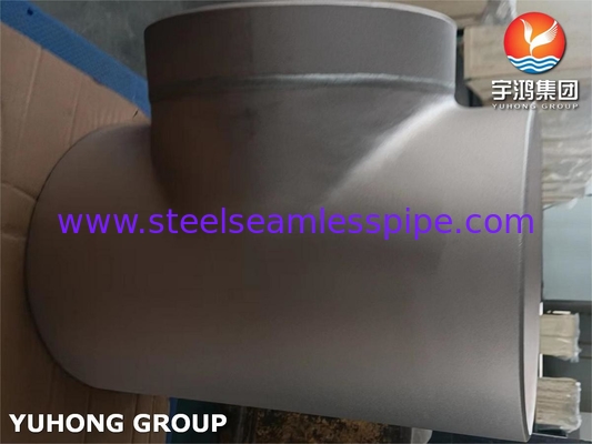 ASTM B466 C70600 Pipe de raccordement en alliage de cuivre et de nickel, CuNi 90/10 équivalent Tee