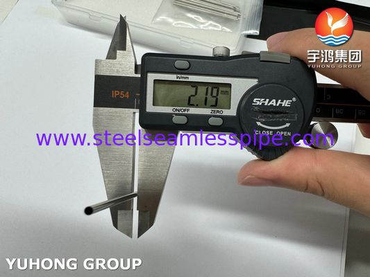 Tuyau d' aiguille de broderie en acier inoxydable à pointe tranchante pour l' industrie du vêtement, 2,2 mm * 62 mm