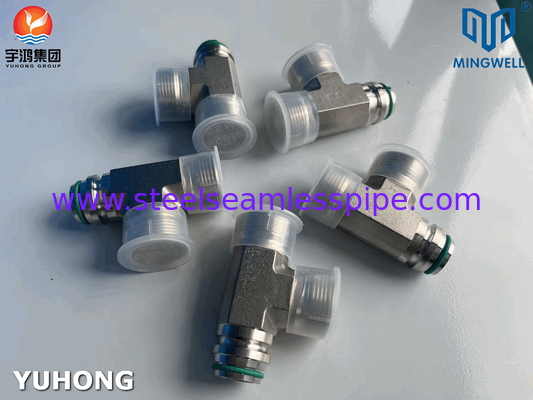 Adaptateur en acier inoxydable Tees NPT G PT SS316L Formage hydraulique