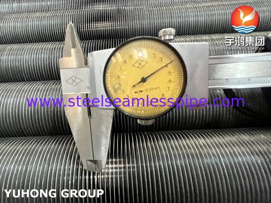 ASTM A179 Tubes à aileron en acier au carbone en aluminium de type G pour tour de refroidissement à sec
