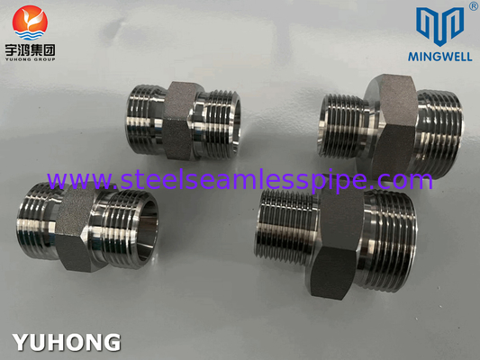 316L Adaptateur hydraulique de ligne droite en acier inoxydable