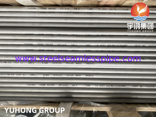 ASTM A789 UNS S31803 SAF2205 Tubes sans soudure en acier duplex dans des environnements agressifs