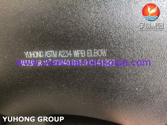 ASTM A234 WPB Coude en acier au carbone 45DEG LR soudé par bout BW B16.9