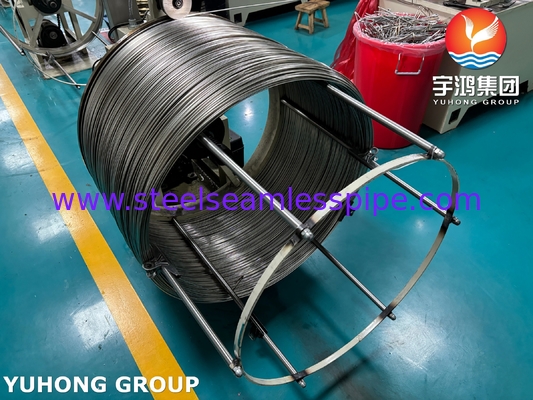ISO9626 SUS304 Tubes capillaires enroulées en acier inoxydable pour la fabrication de tubes à aiguilles médicales