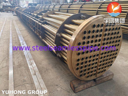 SB111 C70600 Boîte de tubes sans soudure en alliage de cuivre pour échangeur de chaleur NACE MR0175