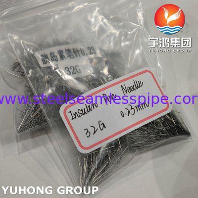 ISO9626 SUS304 Aiguille à insuline, tube à aiguille à cinq bords pour le traitement du diabète