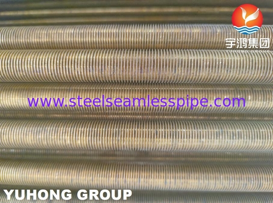 B359 C44300 C44500 Alliage de cuivre tube à nageoires basses U Bend pour échangeurs de chaleur ASTM B154-16