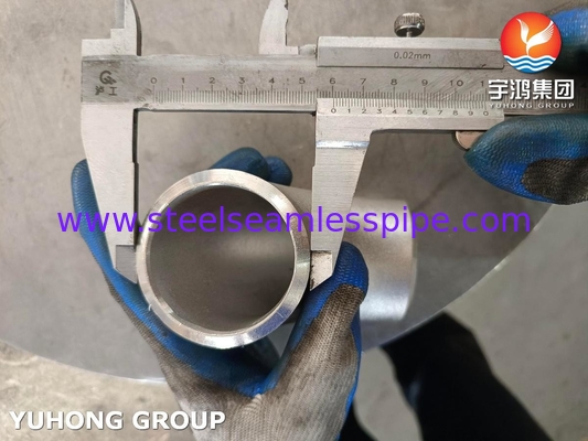 ASTM A403 WP316 / WP316L en acier inoxydable à 90 degrés soudé à l'arrière du coude B16.9