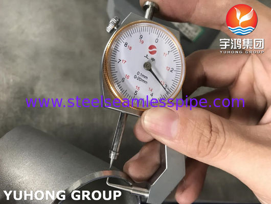 ASTM A815 S31803 Pipe à coude en acier duplex soudé à 90 degrés B16.9